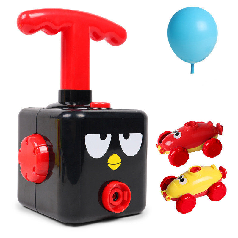 Power Balloon Launch Tower Toy Puzzle Fun Education Inertia Air Power Balloon Car Science Experimento Juguete para niños Regalo